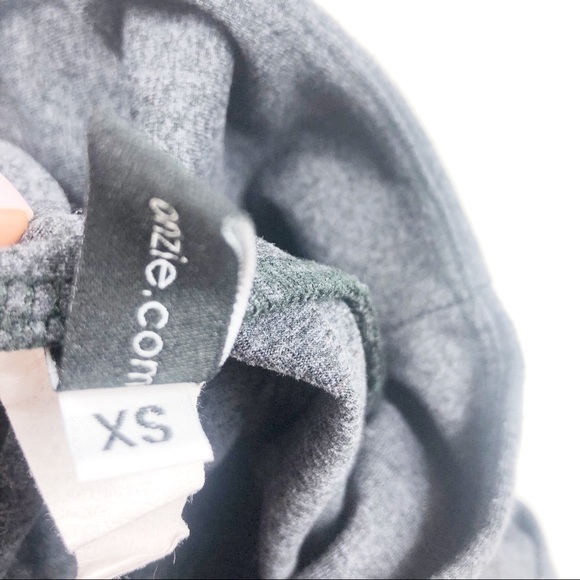 ONZIE HIGH WAISTED TRACK LEGGING IN SLATE - Picture 7 of 9